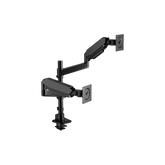 Blacklyte Atlas dual black monitor arm