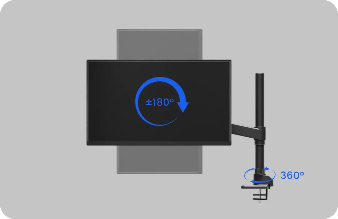 <p>Full range motion</p>