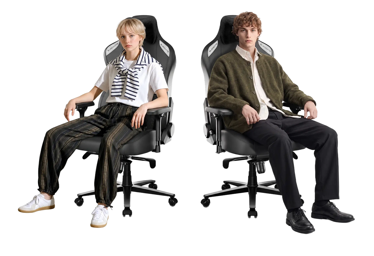 Blacklyte Kraken Pro gaming chair suitable for different body types including big and tall persons