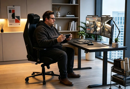 Blacklyte gaming chair for heavy person