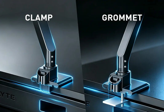 Monitor arm installation methods