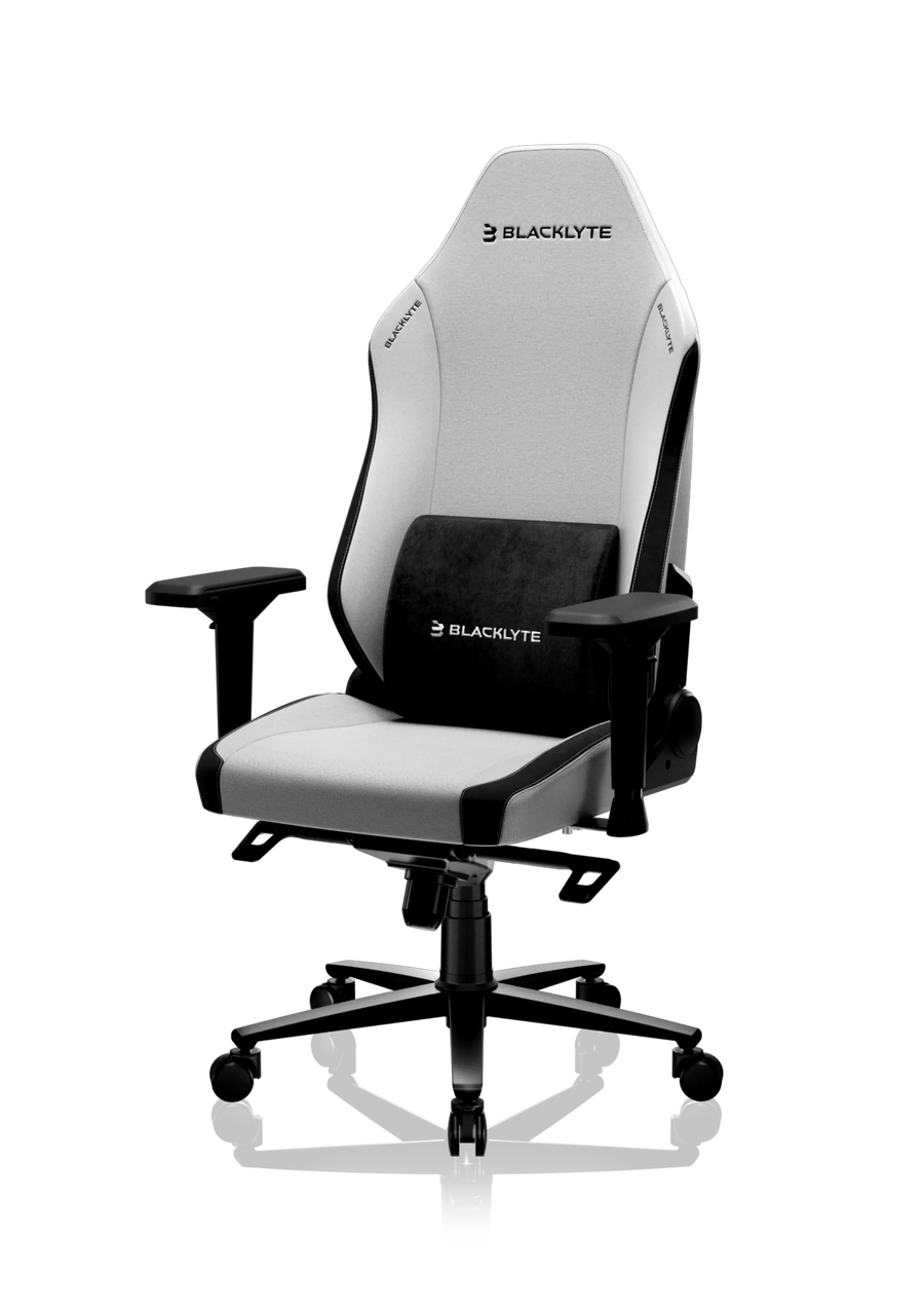 Blacklyte Athena grey fabric gaming chair