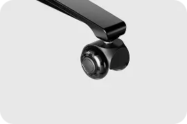 Close-up of Budapest Major Reclining Gaming Chair Wheels