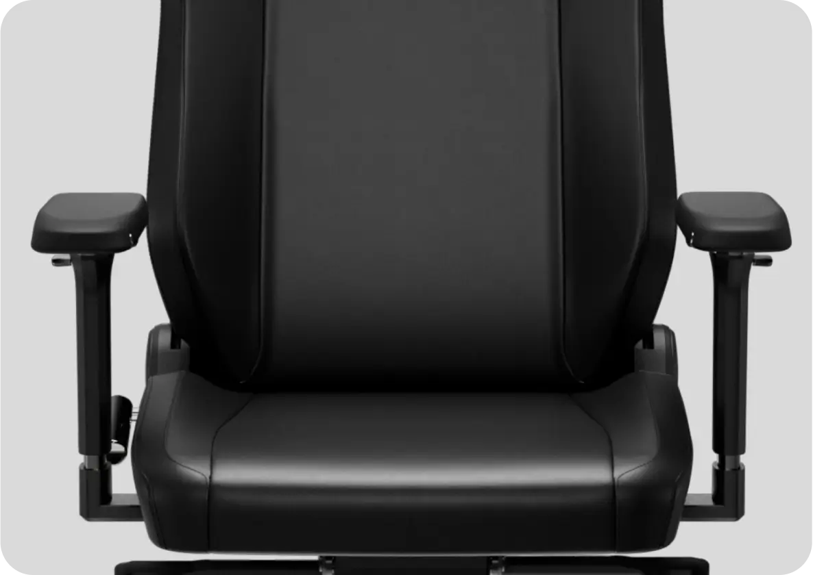 Blacklyte Athena Pro gaming chair with dynamic backrest for reliable support