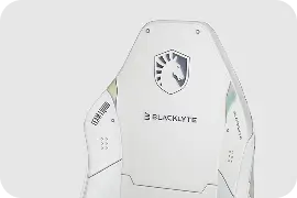 White liquid edition gaming chair
