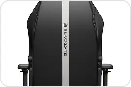 Back view of premium ergonomic gaming chair