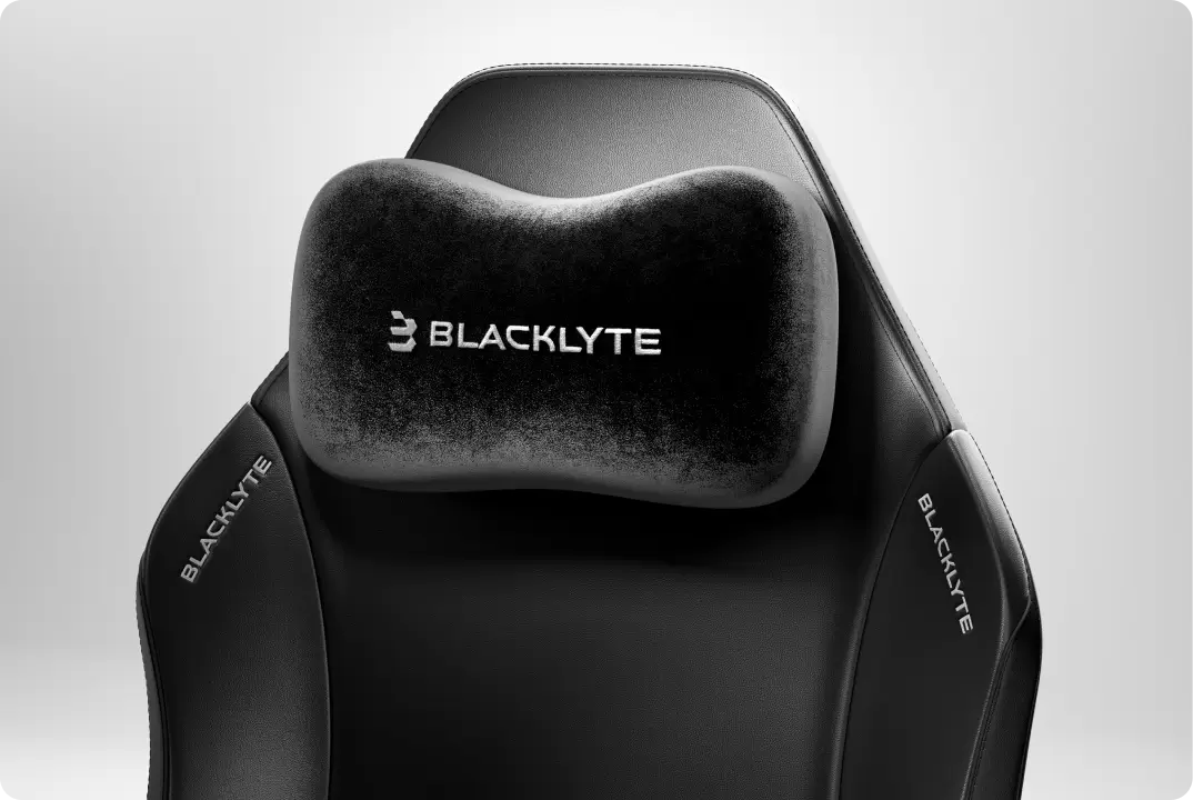 Athena pro high-density memory foam gaming chair with a magnetic head pillow