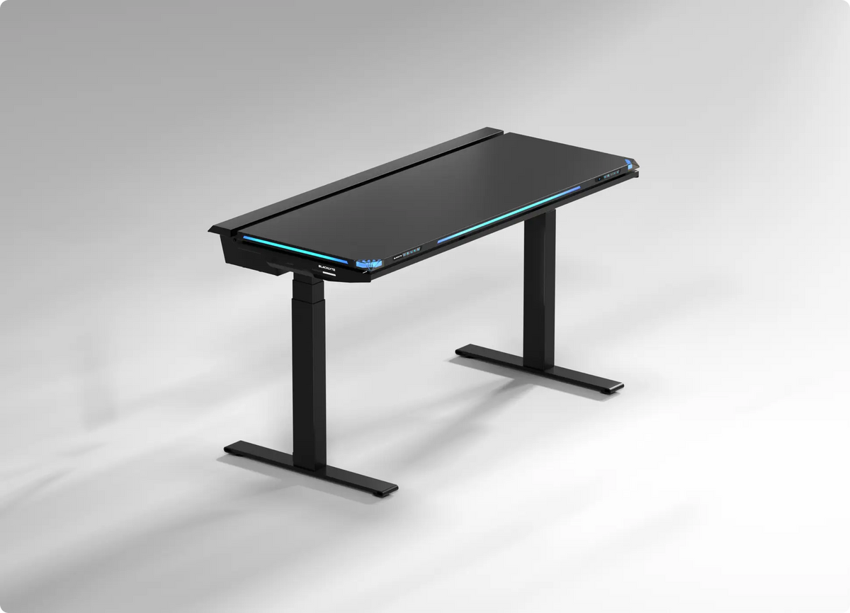 Blacklyte Atlas standing gaming desk