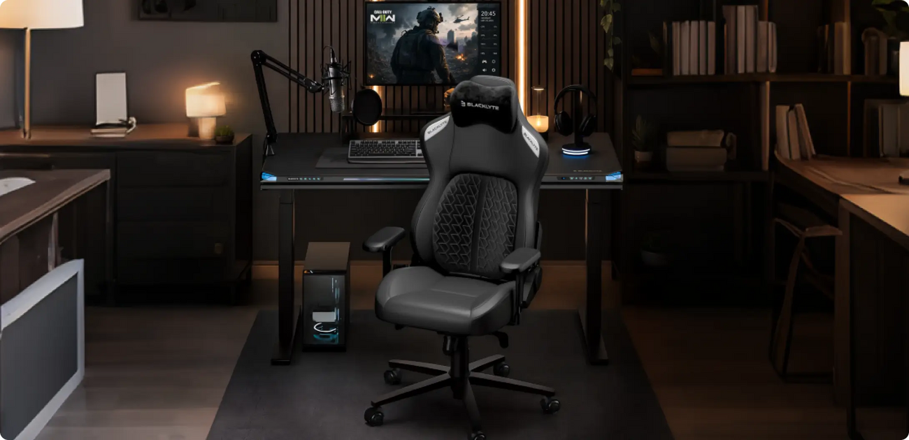 Blacklyte Kraken Pro gaming chair for gaming setup