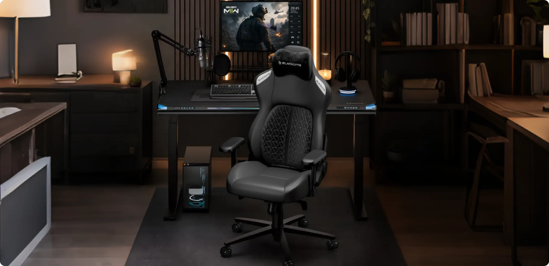 Blacklyte Kraken Pro gaming chair for gaming setup