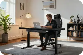 Computer gaming chair for home