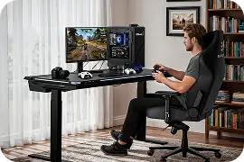 Comfortable computer gaming chair for long hours