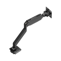 single black monitor arm