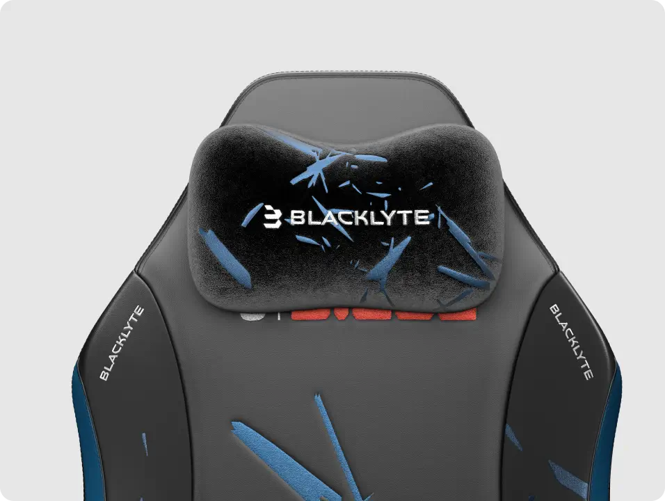 Ergonomic R6 Siege Edition gaming chair with a magnetic headrest pillow